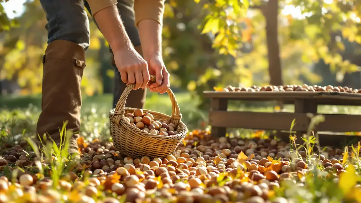 Het ideale moment om hazelnoten te oogsten en de beste methoden om ze te bewaren