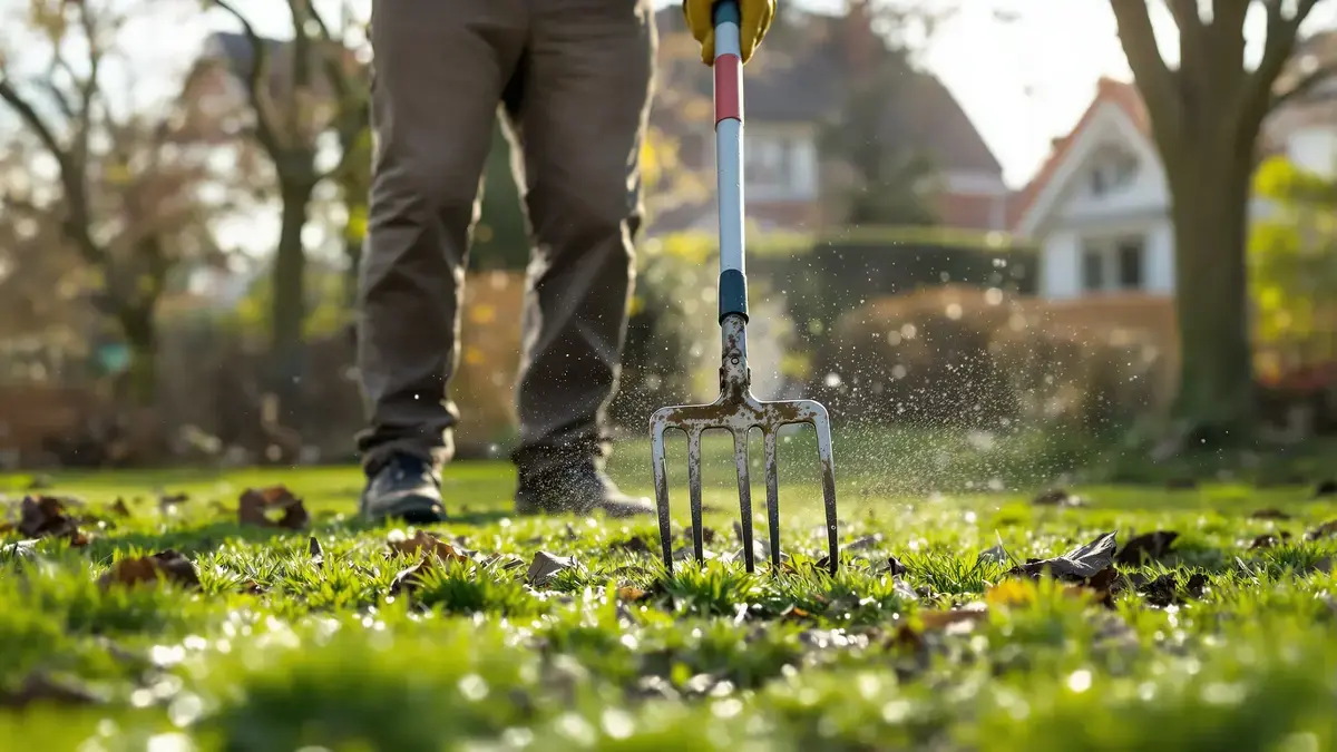 Lucht uw gazon in maart 3 simpele handelingen voor een groen gazon in de lente