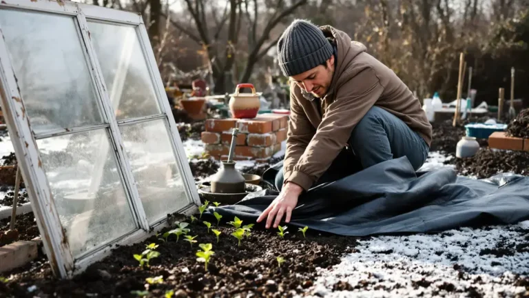 In de moestuin eind februari de truc van tuinders om de oogst 3 weken te vervroegen