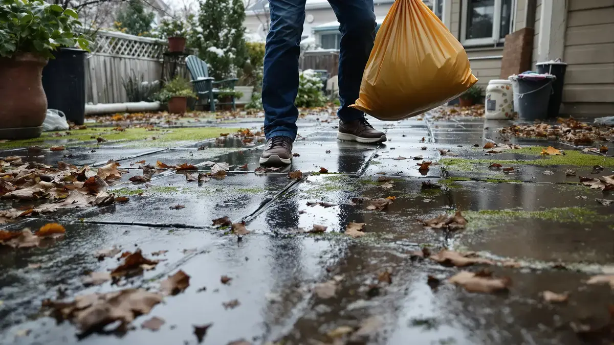 Deze slechte wintergewoonte op het terras veroorzaakt 3 kostbare en gevaarlijke problemen die velen negeren